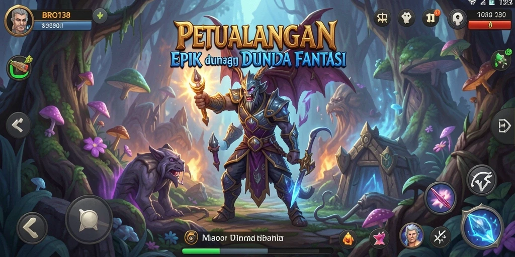 Tampilan screenshot BRO138 menghadirkan aksi RPG yang menarik.