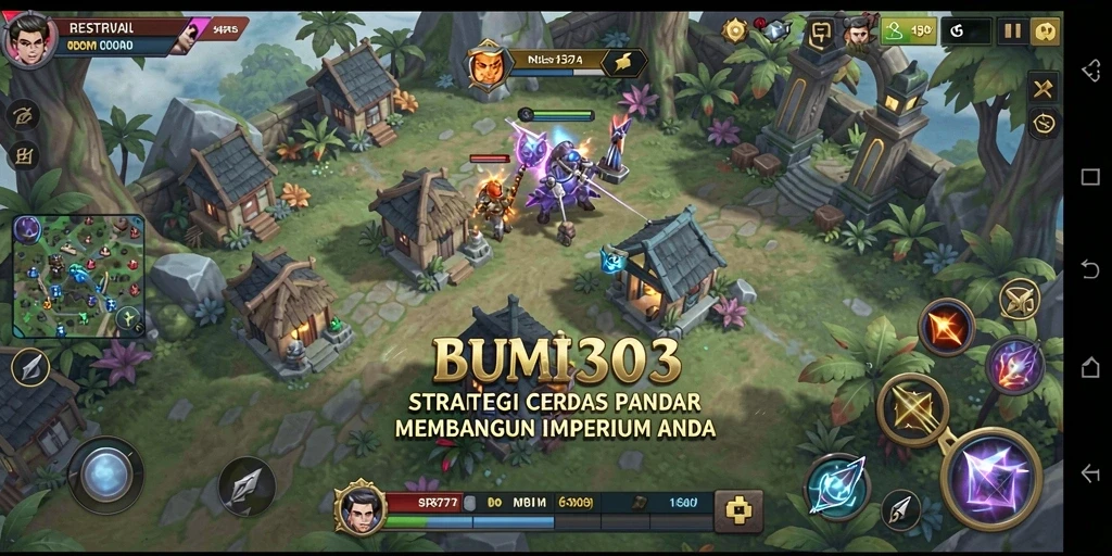 Gameplay menegangkan dalam BUMI303 dengan strategi cerdas dan pertempuran seru.