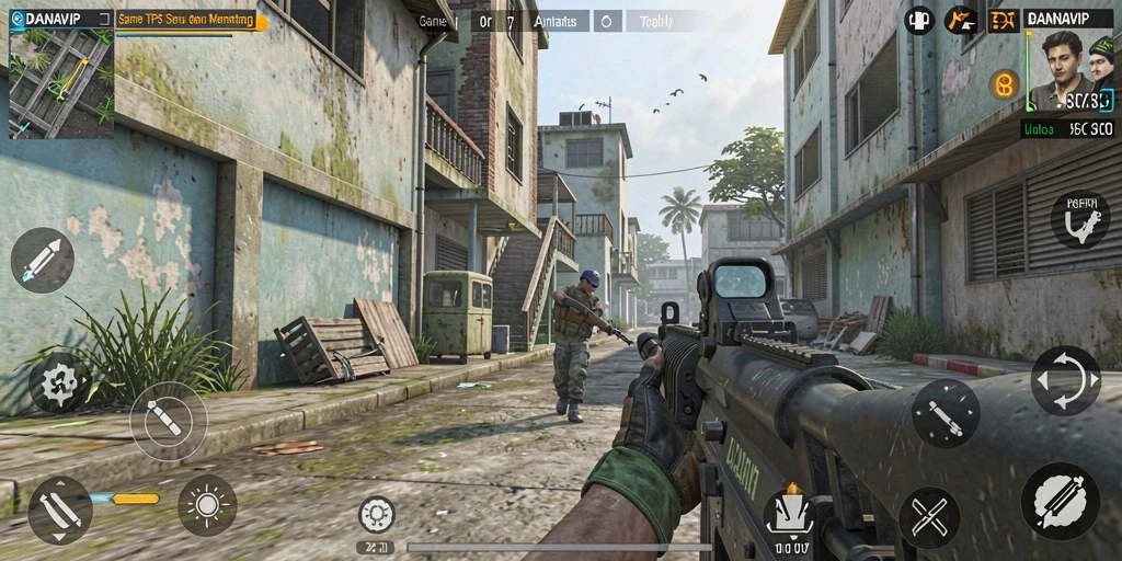 Tampilan gameplay seru dan menarik di DANAVIP.