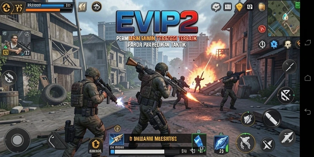 Tampilan gameplay menarik dan memikat dalam EVIP2.