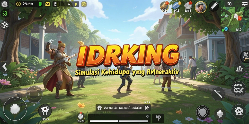 Tampilan gameplay interaktif yang menarik dari IDRKING.