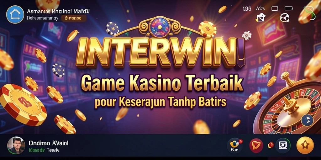 Screenshot INTERWIN menampilkan grafik permainan Kasino yang menarik.