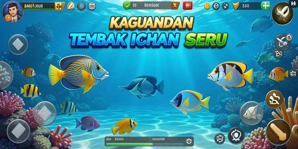 Screenshot KAGANDAN menunjukkan aksi seru dalam tembak ikan.