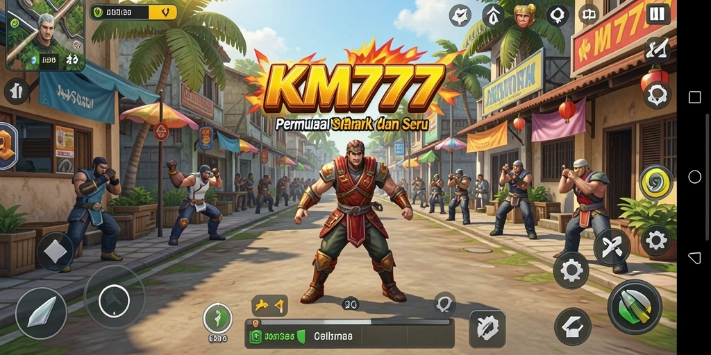 Tampilan menarik dari gameplay KM777 yang mengasyikkan.