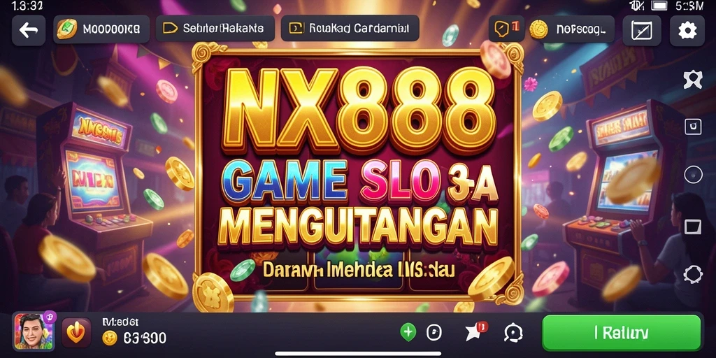 Tampilan gameplay yang menarik dari NX888 dengan berbagai tema Slot.