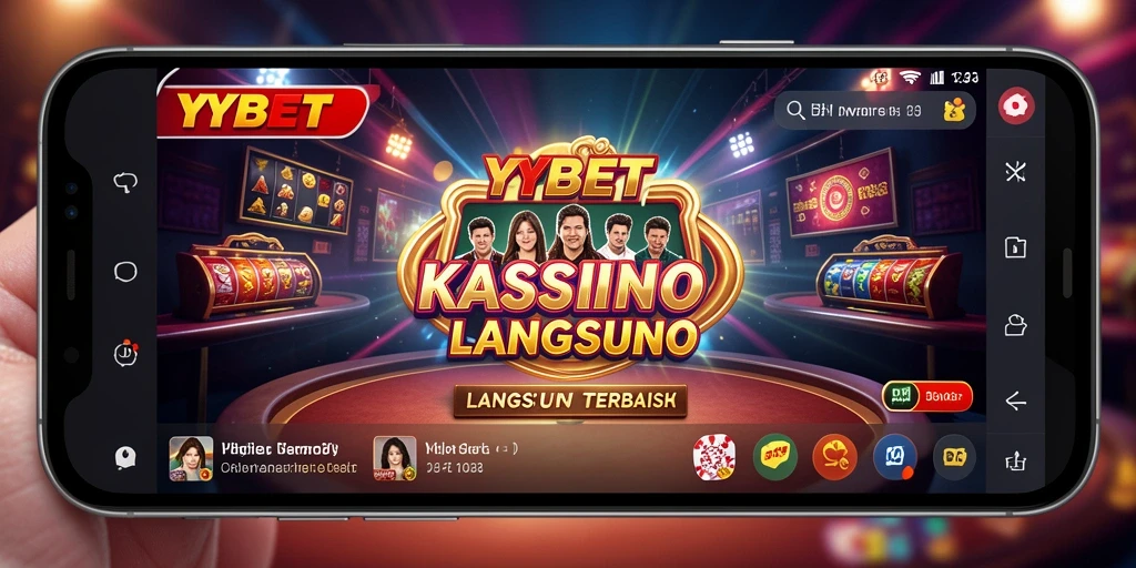 Tampilan gameplay YYBET dengan dealer langsung yang interaktif.